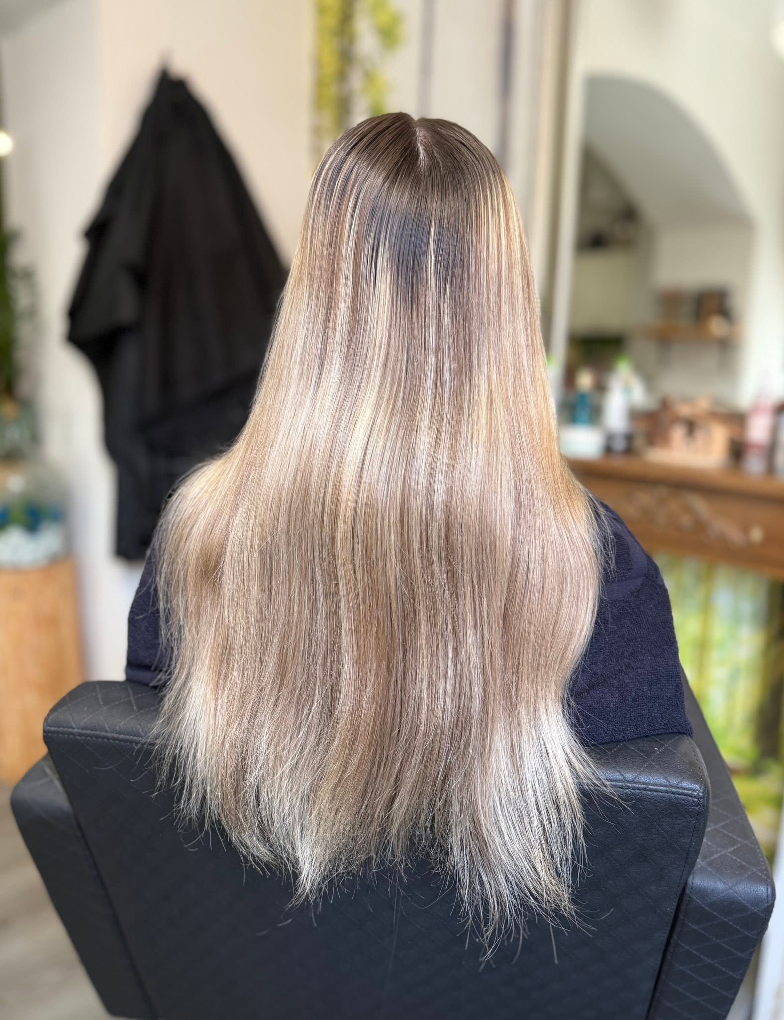 Dlouhé blond vlasy